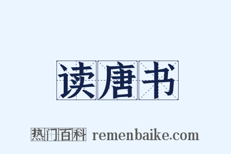 读唐书是什么意思的图片